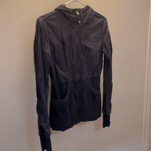 LULULEMON Reversible Dance Studio Hooded Jacket Size 10